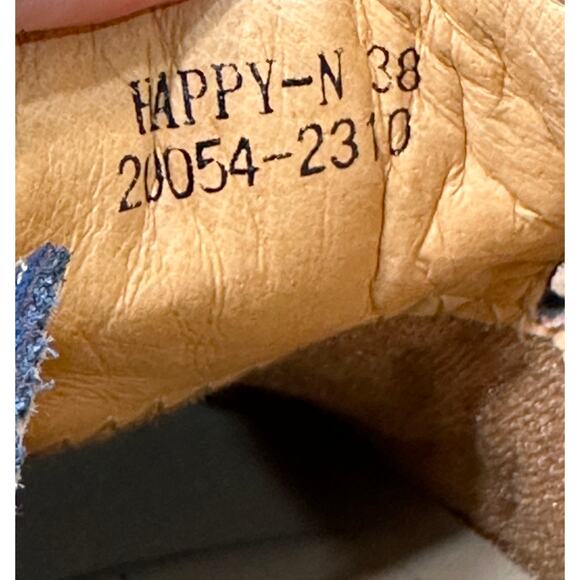 Spring Step Happy Slides Slip Ons Navy Leather Size 7.5/8 US 38 EU NWOB Casual - Picture 10 of 13